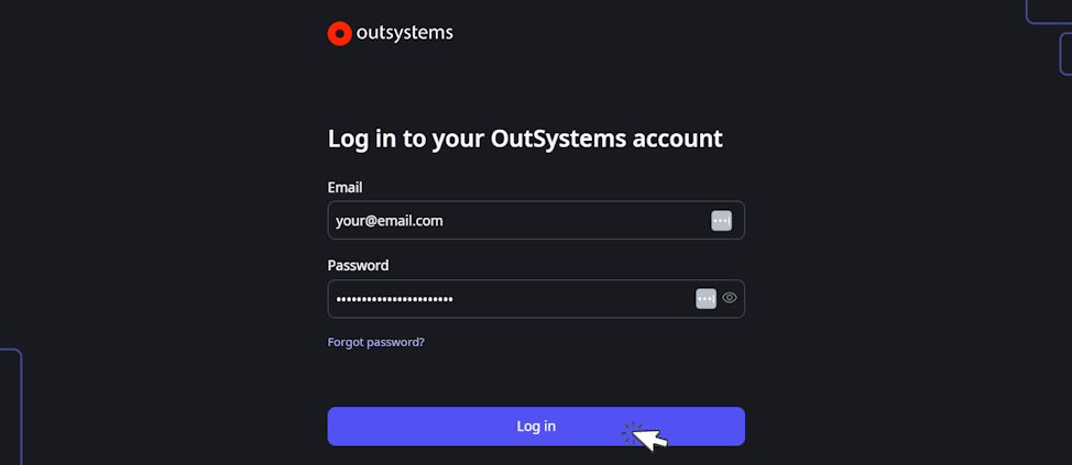 Go to https:// .outsystems.dev/apps/ and sign in to your personal ...